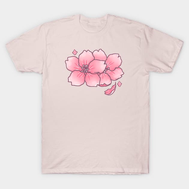 Sakura Blossoms T-Shirt by Sonoyang